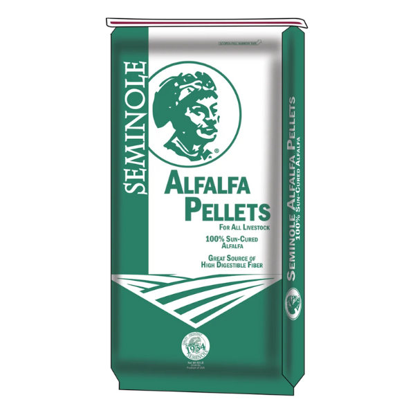 Seminole Alfalfa Pellets for all livestock.