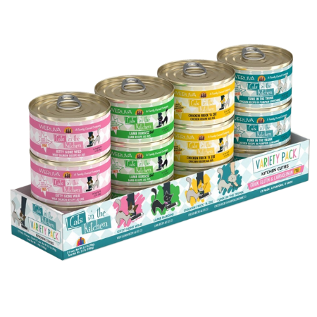 Kitchen Cuties variety pack cans.