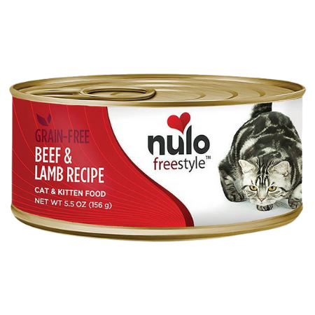 Nulo FreeStyle Grain-Free Beef & Lamb Wet Cat Food 5.5-oz