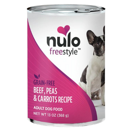 Nulo FreeStyle Grain-Free Beef, Peas, & Carrots Recipe Canned Dog Food 13-oz
