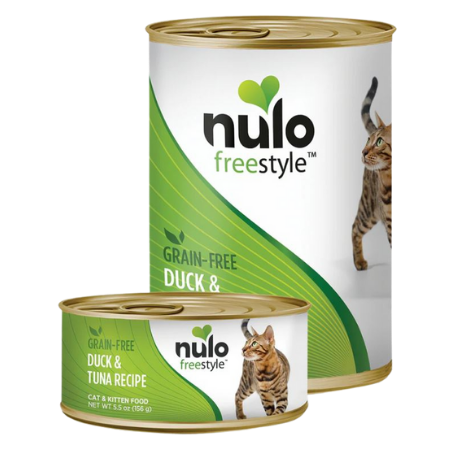 Nulo FreeStyle Grain-Free Duck & Tuna Wet Cat Food Feature Combo