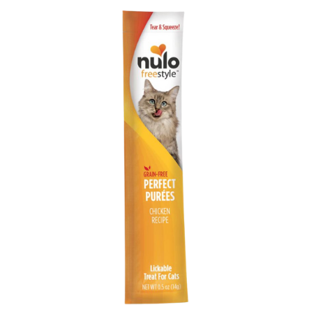 Nulo FreeStyle Grain-Free Perfect Puree Chicken Lickable Cat Treats