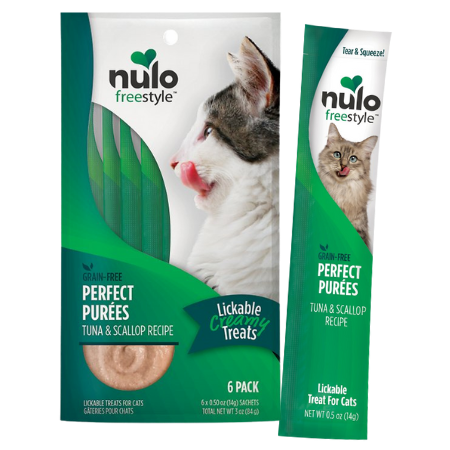 Nulo FreeStyle Perfect Puree Tuna & Scallop Lickable Cat Treat Featured Combo