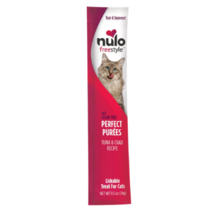 Nulo Freestyle Perfect Purees Tuna-Crab Recipe Grain-Free Lickable Cat Treats 0.5-oz