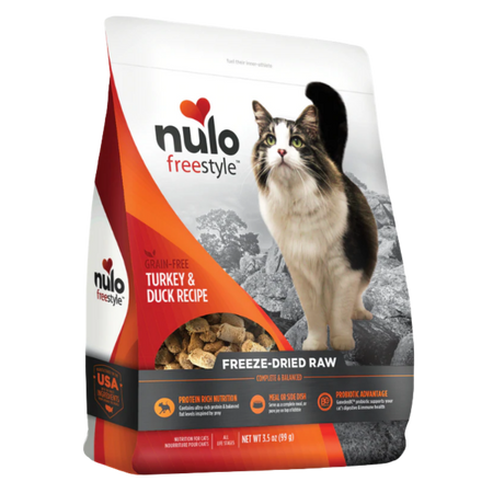 Nulo FreeStyle Turkey & Duck Recipe Freeze-Dried Raw Cat Food 3.5-lb