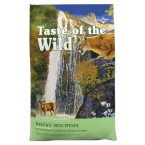 Taste of the Wild Rocky Mountain Grain-Free Feline Recipe with Roasted Venison & Smoked Salmon