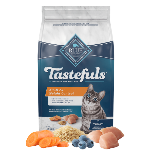 Blue Tastefuls Adult Cat Weight Control 5-lb