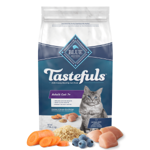 Blue Tastefuls Adult Cat 7+ Chicken & Brown Rice Recipe