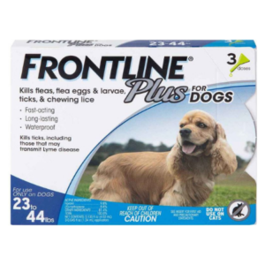 Frontline Plus Flea and Tick Treatment for Dogs (Small Dog, 23-44 Pounds)