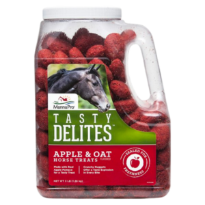 Manna Pro Tasty Delites Carrot & Oat Horse Treats - 3 Lb Crunchy Nuggets