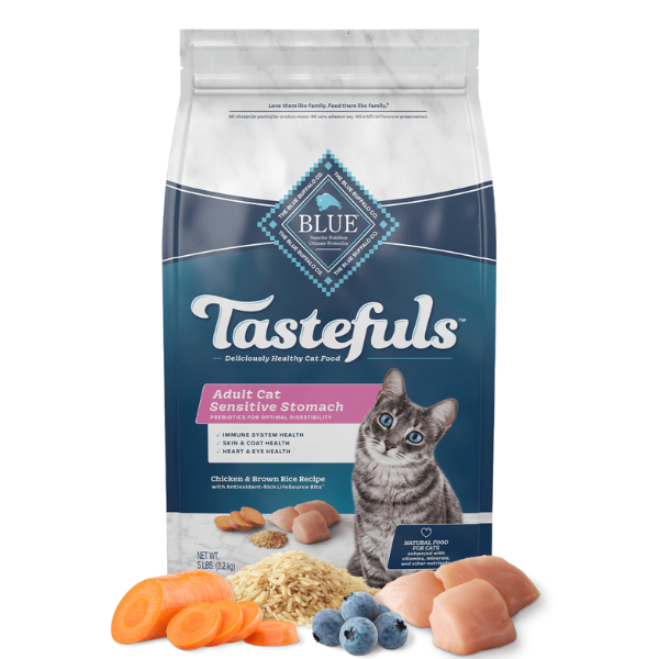 Blue Tastefuls Adult Cat Sensitive Stomach 5-lb