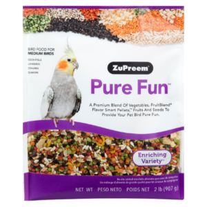ZuPreem Pure Fun Bird Food for Medium Birds, 2 lbs