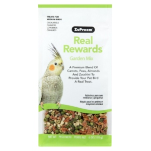 ZuPreem Real Rewards Garden Mix Medium Bird Treats, 6-oz