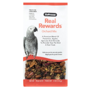 ZuPreem Real Rewards Orchard Mix Large Bird Treats, 6-oz