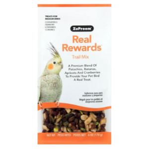 ZuPreem Real Rewards Trail Mix Treats for Medium Birds 6-oz