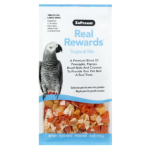 ZuPreem Real Rewards Tropical Mix Large Bird Treats 6-oz