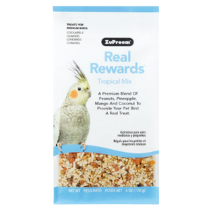 ZuPreem Real Rewards Tropical Mix Medium Bird Treats 6-oz