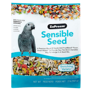 ZuPreem Sensible Seed Bird Food for Parrots & Conures 2-lb