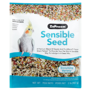 ZuPreem Sensible Seed Enriching Variety Medium Bird Food, 2-lb