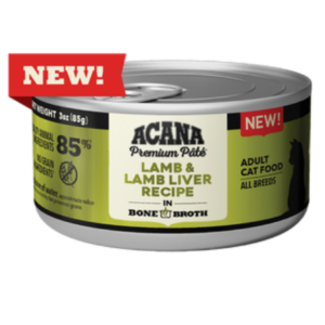 ACANA Premium Pâté, Lamb & Lamb Liver Recipe 3-oz can
