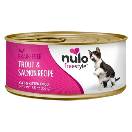 Nulo FreeStyle Grain-Free Trout & Salmon Recipe Can Cat Food 5.5-oz