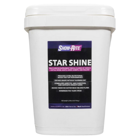 Show-Rite Star Shine 26% Protein Pellet 20-lb Pail
