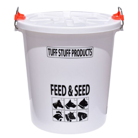 Tuff Stuff Hd Feed & Seed Storage with Lid 7 Gallon