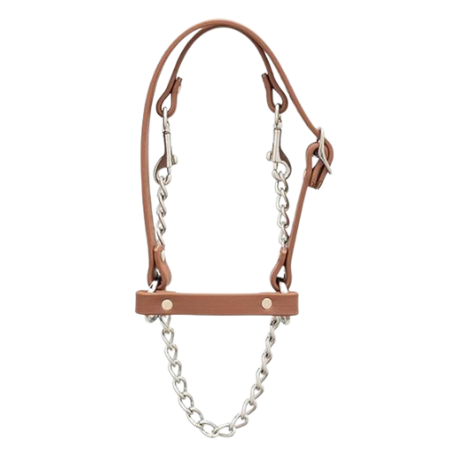 Weaver Leather Total Control Goat Halter, Brown