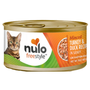 Nulo FreeStyle Minced Turkey & Duck in Gravy Wet Cat Food 3-oz