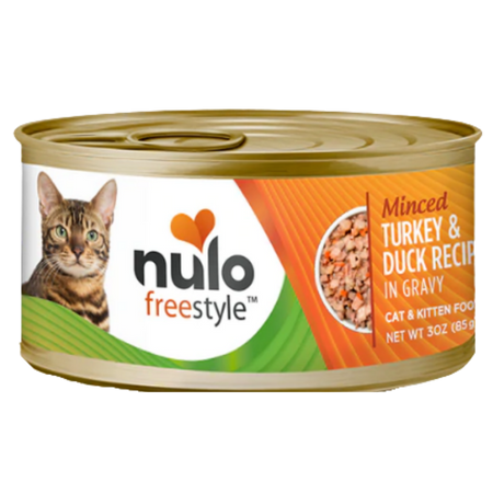 Nulo FreeStyle Minced Turkey & Duck in Gravy Wet Cat Food 3-oz