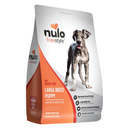 Nulo FreeStyle Large Breed Puppy Grain-Free Salmon & Turkey Dry Dog Food 4.5-lb