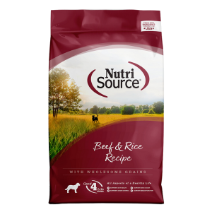 NutriSource Adult Beef & Rice Recipe Dry Dog Food 40-lb bag