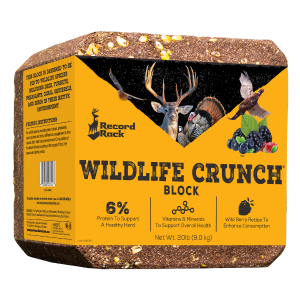 Record Rack Wildlife Crunch Block. Compressed 20-lb block.