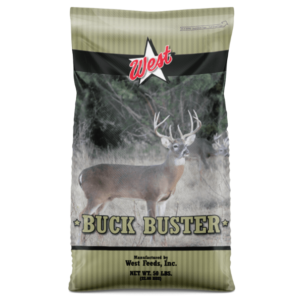 West Feeds Buck Buster Whole Deer Corn. 50-lb bag