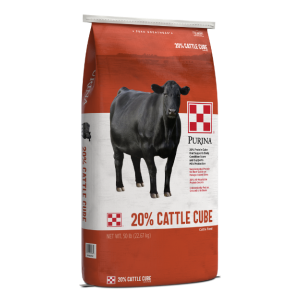 Purina 20% Cattle Cube 50-lb