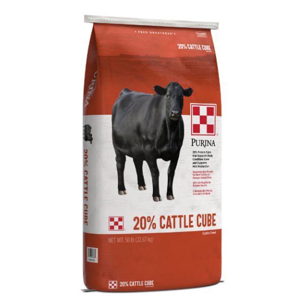 Purina 20% Cattle Cube 50-lb