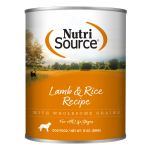 NutriSource Lamb & Rice Formula Wet Dog Food 13-oz