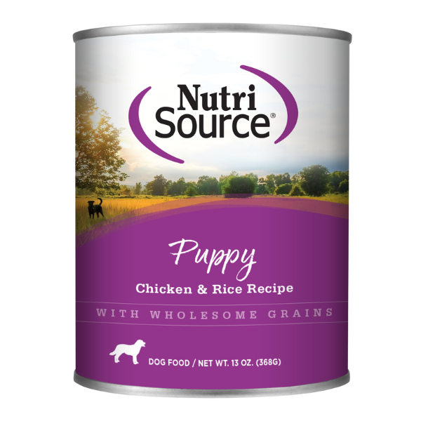 NutriSource Puppy Chicken & Rice Formula 13-oz