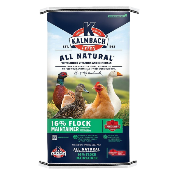 Kalmbach 16% Flock Maintainer Non-GMO Pellet 50-lb