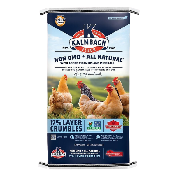 Kalmbach 17% Layer Crumble Non-GMO 50-lb