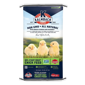 Kalmbach 18% Start Right Chick Feed Non-GMO Medicated 50-lb