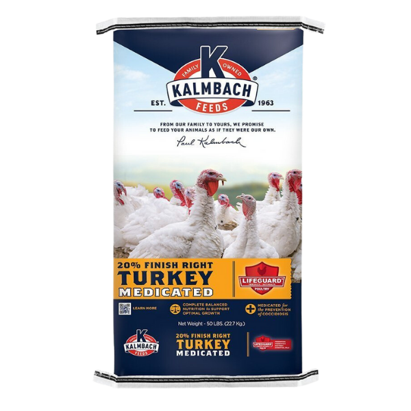 Kalmbach 28% Start Right® Turkey Medicated 50-lb