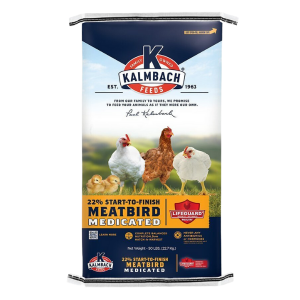 Kalmbach 22% Start-To-Finish Meatbird Medicated 50-lb