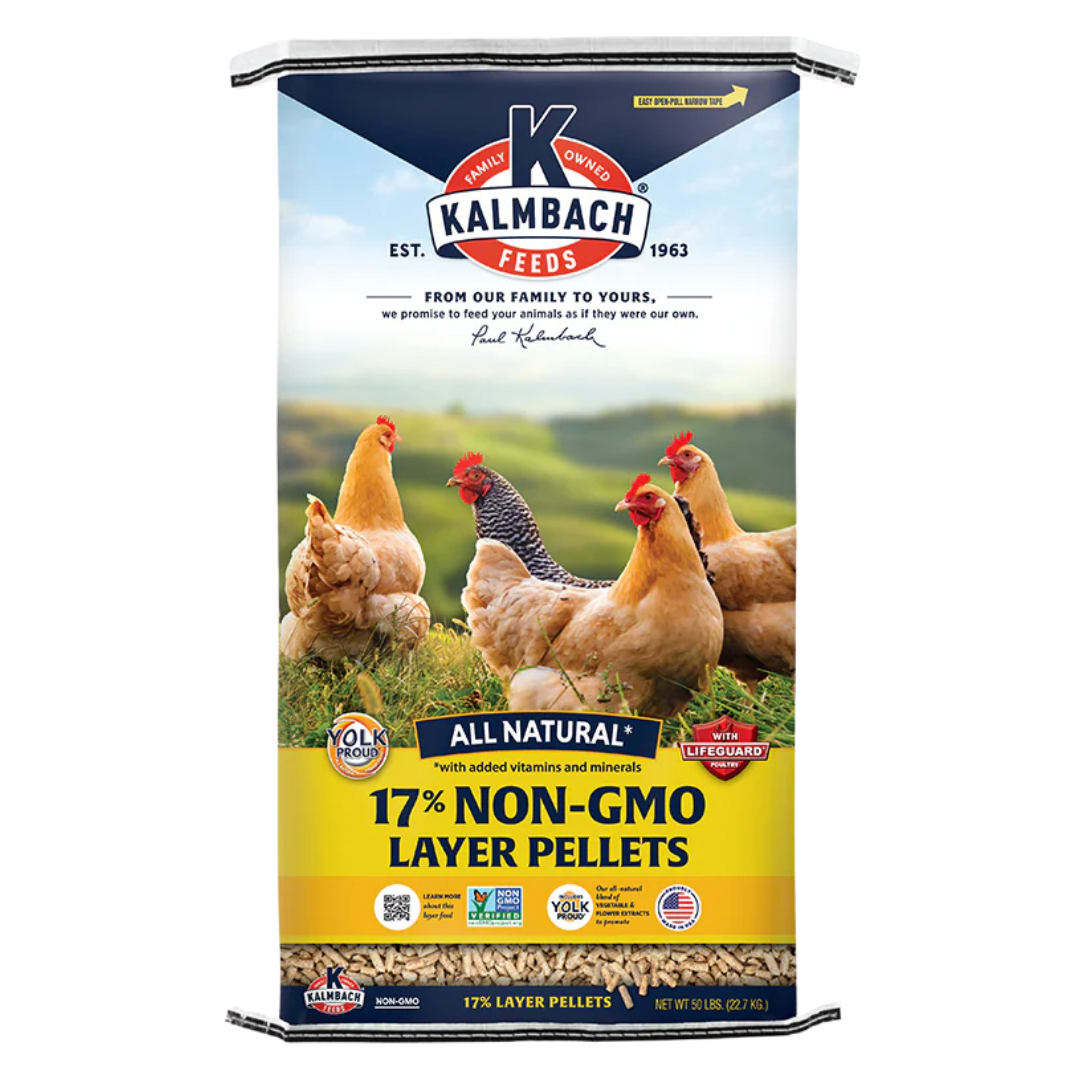 Kalmbach All Natural 17% Layer Pellets Non-GMO 50-lb bag