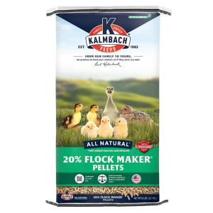 Kalmbach All Natural 20% Flock Maker® Pellet. 50-lb bag