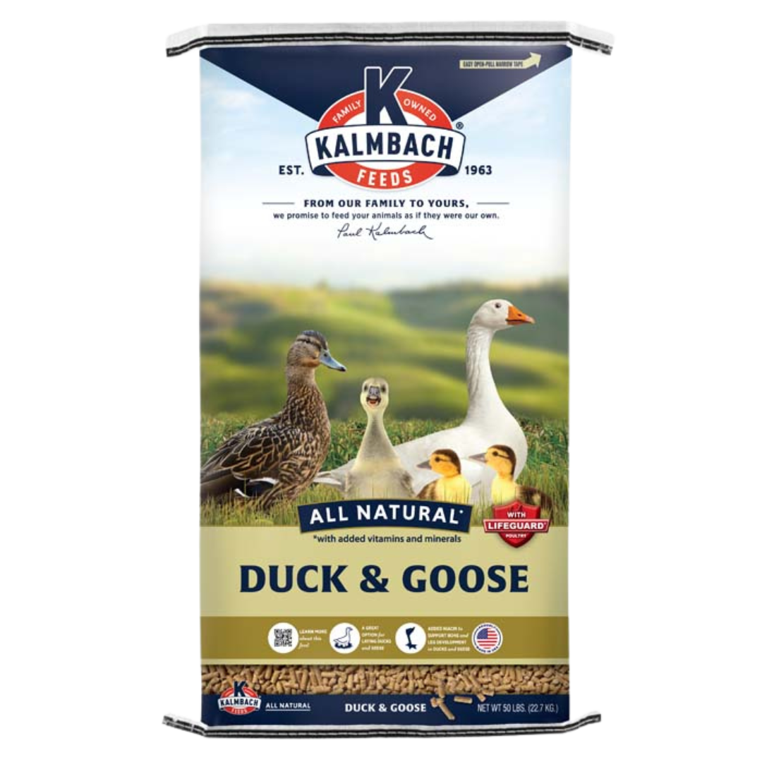 Kalmbach Duck, Goose & Swan Feed. 50-lb bag