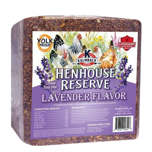 Lavender Henhouse Reserve® Block 20-lb
