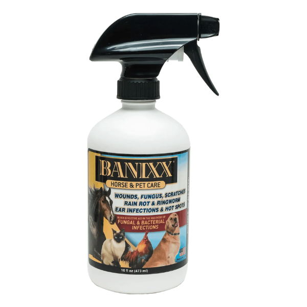 Banixx Horse & Pet Wound Spray 16-oz. Recommended By Veterinarians.