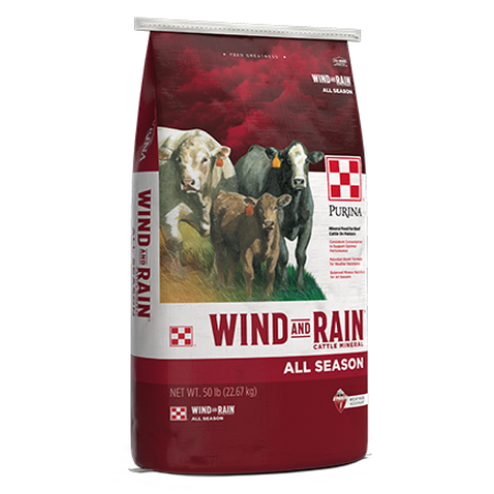 Purina Wind & Rain Texas All Season 12 Complete Cattle Mineral 50 lb