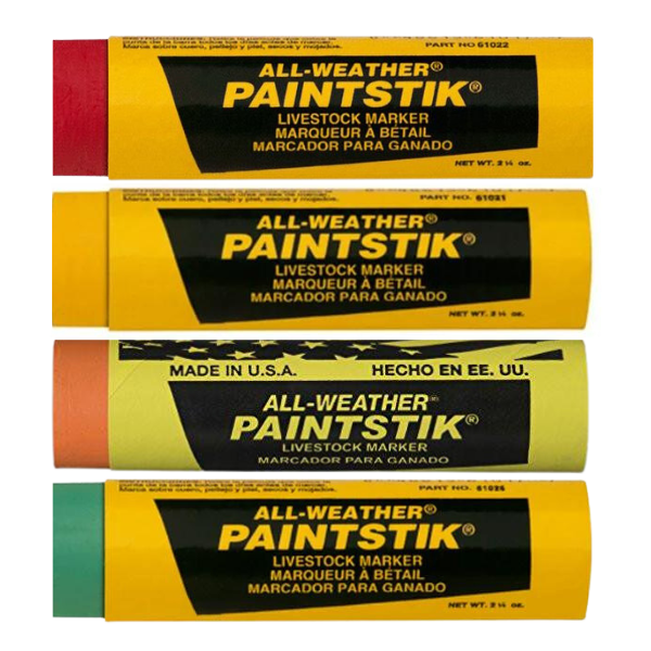 All-Weather Paintstik Livestock Marker - Color Assortment